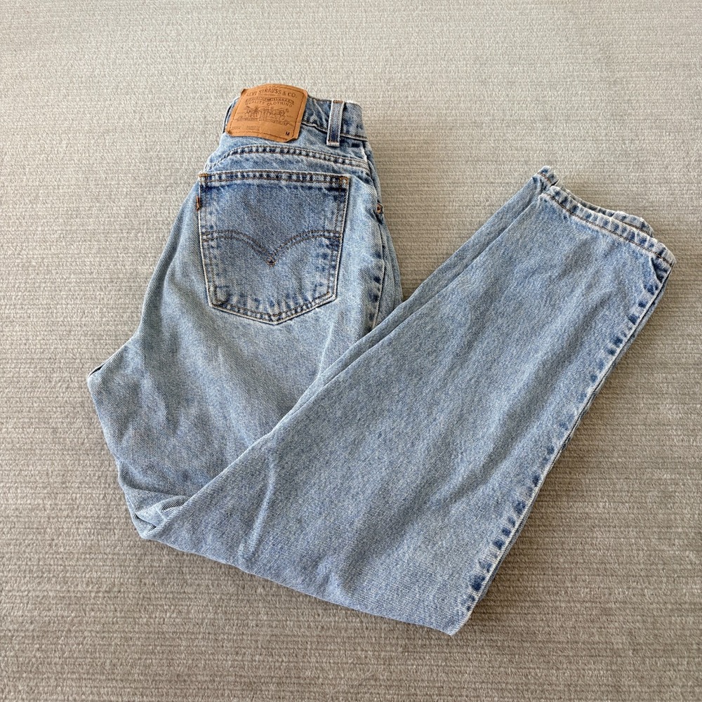 Vintage 90s Levis 951 Jeans Womens 10 28x29 USA Orange Tab Relaxed  Tapered Leg